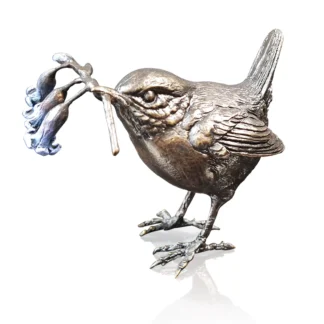 Wren With Blue Bells