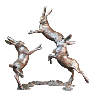 Hares Playing medium