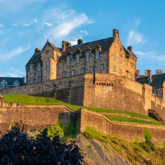 Edinburgh castle on Castle Rock