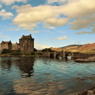 Eilean Donan Castle in the western Highlands of Scotland