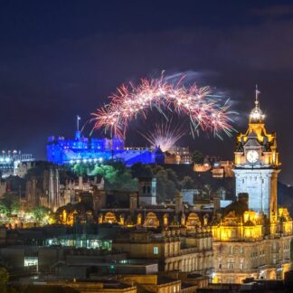 Fireworks display marks the end of the Edinburgh Fringe and International Festival