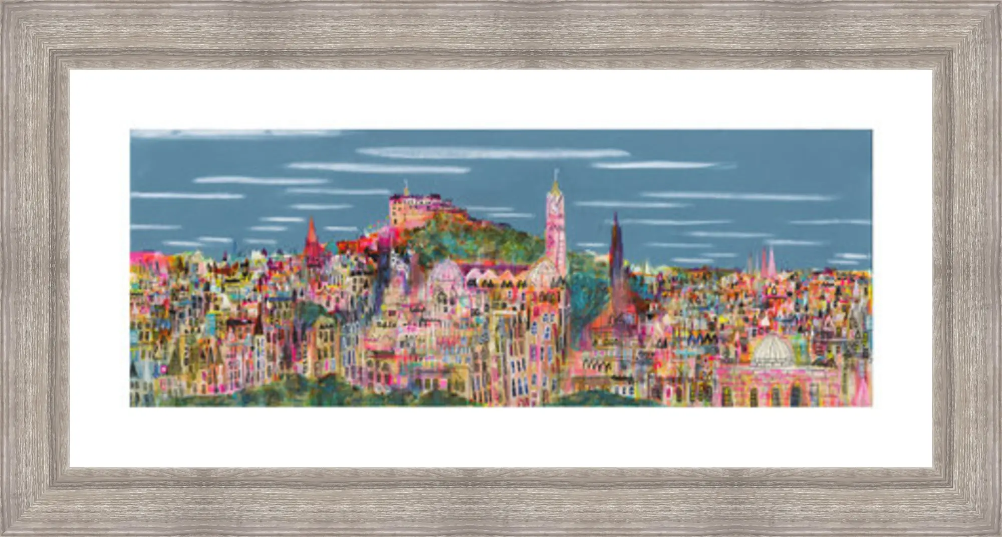 Edinburgh in Pink: A Vibrant Tribute by Nikki Monaghan